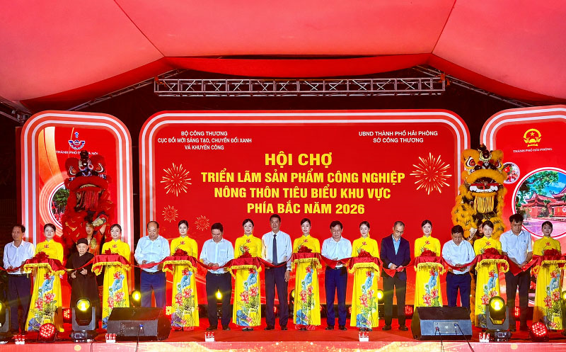Mời tham gia Hội chợ triển lãm sản phẩm công nghiệp nông thôn tiêu biểu khu vực phía Bắc năm 2026 tại Hải Phòng